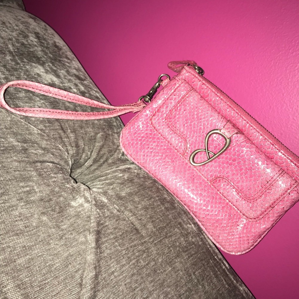 Jessica Simpson Pink Wristlet